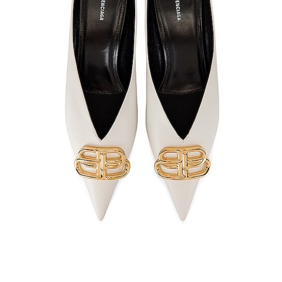 Balenciaga Knife Mules in White - Picture 3 of 3